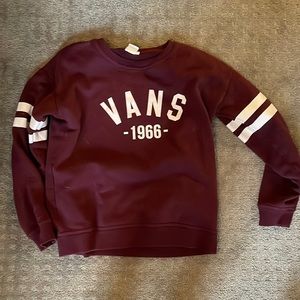 Maroon Vans Sweatshirt